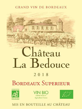 Chateau la Bedouce Bordeaux Supérieur front label