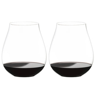0414/67 Riedel 'Big O Series' Pinot Noir Box of 2 Stemless Wine Glasses