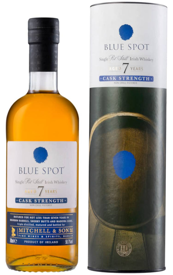 Blue Spot 7 Year Old Single Pot Still Irish Whiskey Mitchell & Son