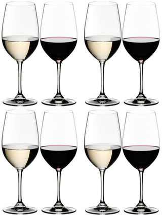 6416/15 Riedel Vinum Riesling/Zinfandel Wine Glasses | 4 Boxes of 2