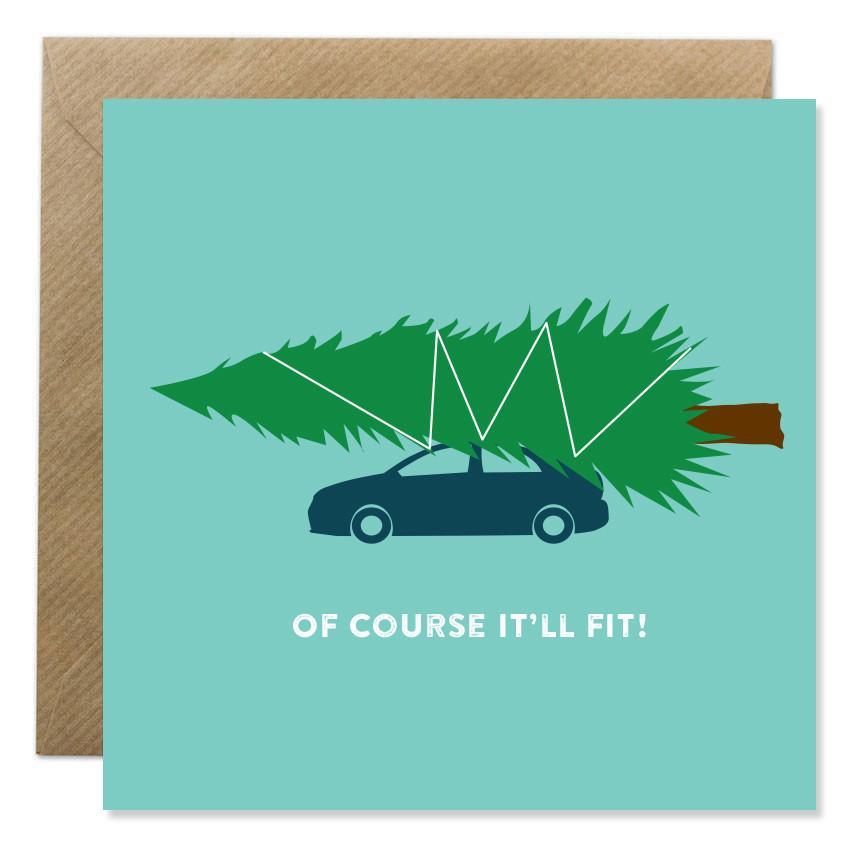 Of Course It'll Fit | Christmas Greeting Cards | Mitchell & Son Gifts ...