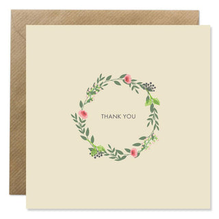 'Thank You' Bold Bunny Greeting Card