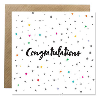'Congratulations' Bold Bunny Greeting Card