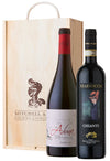 Better Off Red: Aduna Rioja Crianza & Martoccia Chianti | Wine Gift Set in wooden gift box