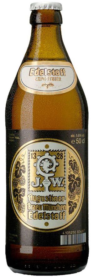 Augustiner Edelstoff beer 50cl ABV 5.6% bottle 