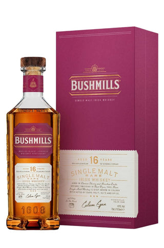 Bushmills 16 year old Single Malt Irish Whiskey in presentation box