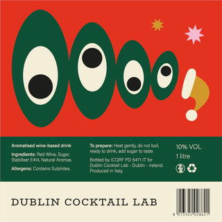 Dublin Cocktail Lab Mulled Wine 1 litre back label