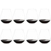 0414/67 Riedel 'Big O Series' Pinot Noir Box of 2 Stemless Wine Glasses