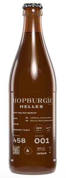 Hopburgh Helles 50cl bottle | Irish Craft Beer