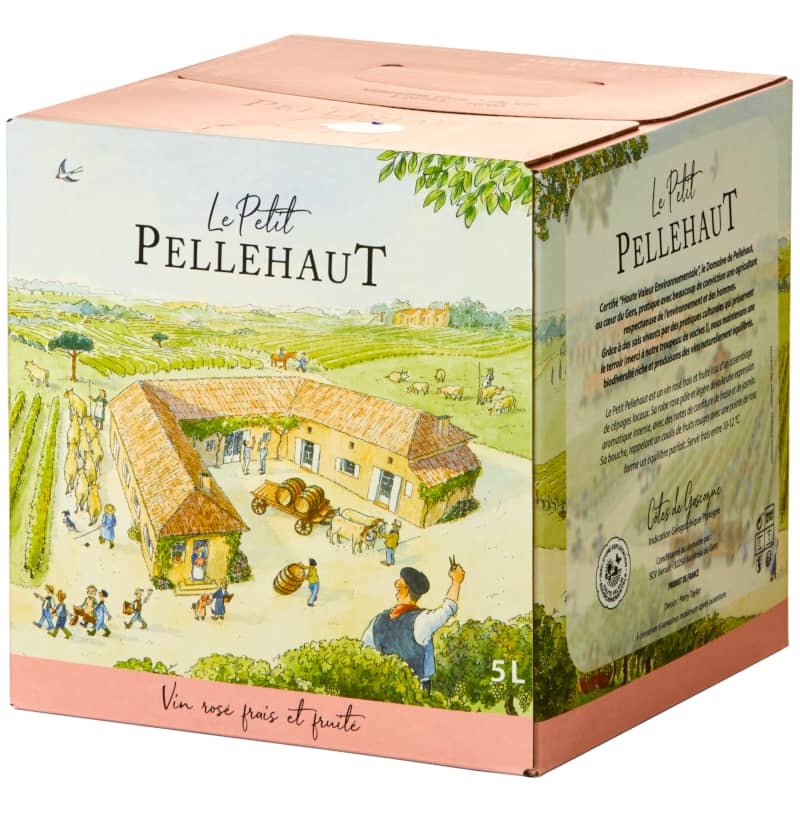 Le Petit Pellehaut Rosé 5 litre Bag-in-Box