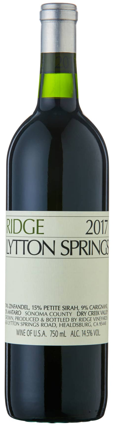 Ridge Vineyards Lytton Springs Zinfandel | California Wine
